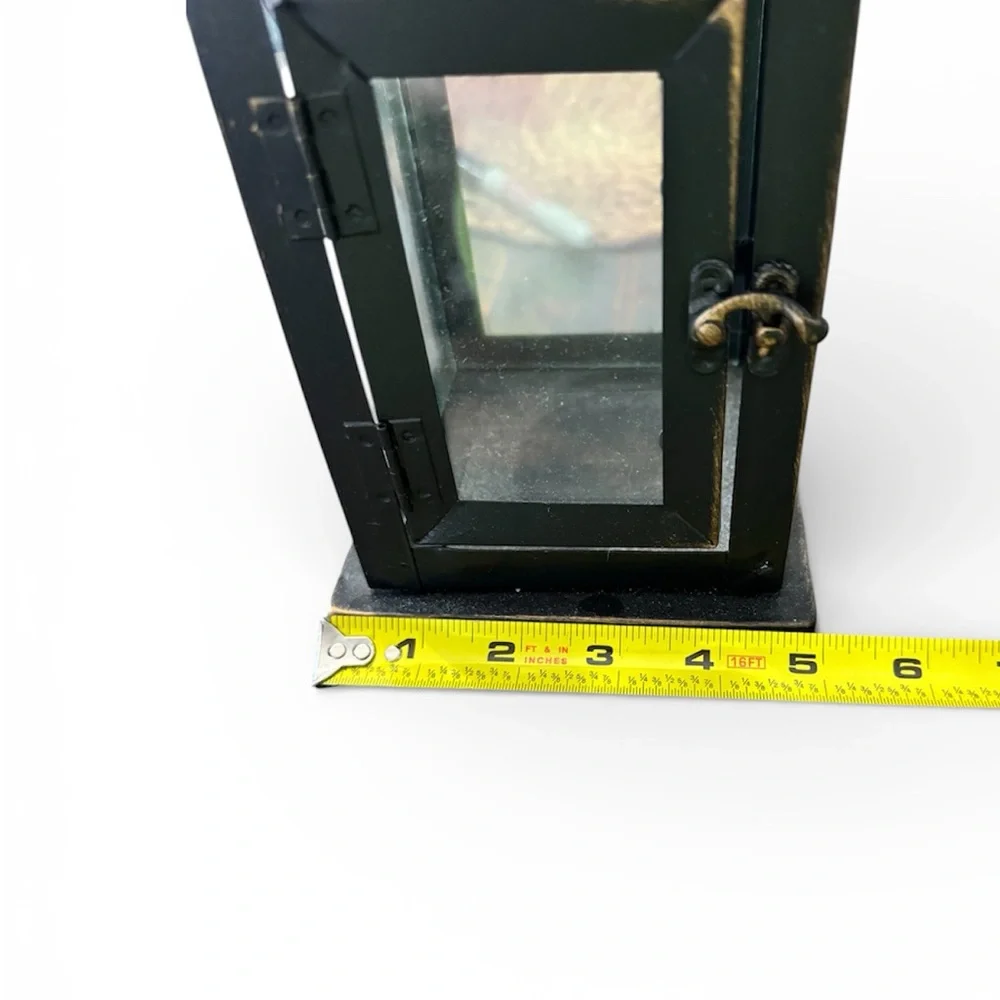 Kirkland’s home wall decor - brass hanging wall lantern.